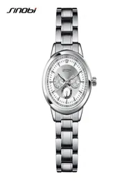 SINOBI Women039s Bracelet Fashion Steel Wrist Watches Luxury Brand Geneva Quartz Clock Ladies Wristwatch Relojes Mujer Saatler8402841