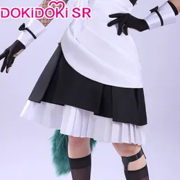 ストックでTighnari Maid CosplayゲームGenshin Impact Dokidoki-Sr Tighnari Doujin Maid Costume Cosplay Sumeru
