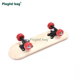 Kinder handbemalte Skateboard für 2-4 Jahre alte Maple-Deck-DIY Graffiti Maleboard Skateboard Kinder Zeichnung Board Spielzeug Geschenk Amb255