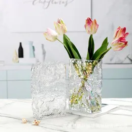 Vaser nordiska minimalistiska glas vas kreativa heminredning ins stil hydroponic blommor flaskan stilig vacker