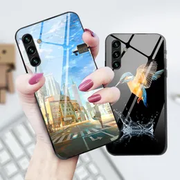 Temperiertes Glasgehäuse für Samsung Galaxy A34 A14 A54 5G A24 A73 A53 A33 A02S A03S A04S A8 A6 2018 Schutz A 54 Telefonschalen