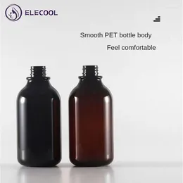 Lagringsflaskor 300/500 ml Lotion Soap Dispenser Glossy Refillable Bottle For Kitchen Sink Badrum Shampo Conditioner Tom burk