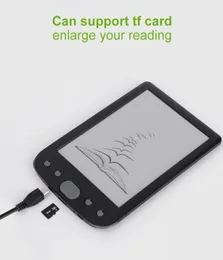 8 GB E Reader Book 6 -calowy ekran atramentu Wbudowany w 2500 mAh Battery Spearer Pocket Books Prezent PU Cover3157832