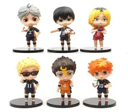 Anime haikyu hinata shoyo kageyama tobio figurka ręcznie robiona lalka dzieci039s Model zabawki Dekoracja rękodzieła dla Boy6299085