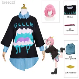 Costumes de anime 2024 Novo Anime Kiwi Watase Cosplay Costume Pink Wig Headwea