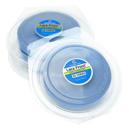 Großhandel Spitzenvorderbänder Blaues doppelseitiges Kleber für Haarverlängerung/Toupee/Spitzenperücken Klebeband 3yards 12yards 36yards