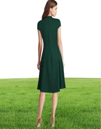 Women039s Vintage Style Vintage 1940er Shirtwaist Trompete Abendkleid Kleid Swing Skater Prom Kleider 2050421