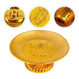 Bowls Sacrificial Offering Fruit Plate Plastic Storage Tray Durable Temple Sacrifice Dish Classic For Buddha