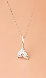 Pendant Necklaces Design Animal Fashion Women Necklace Whale Tail Fish Nautical Charm Mermaid Elegant Jewelry Girls Collares7528769