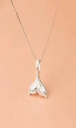 Collane a ciondolo Design Design Animal Fashion Women Necklace Whale Tail Fish Charm Nautica Mermaid Eleganti Girlie Girlie Collette7528769