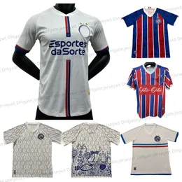 23 24 25 Bahia Rezende Mens Maglie di calcio Daniel Jacare Eveldo Biel Home Away Edizioni speciali 2024 2025 Camicia da calcio Sinforme a maniche corte Maillot de Foot