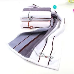 Towel Embroidered Bowknot Cotton Terry Face Soft Elegant Decorative Luxury Bathroom Hand Bath Towels Sets Juego De Toallas