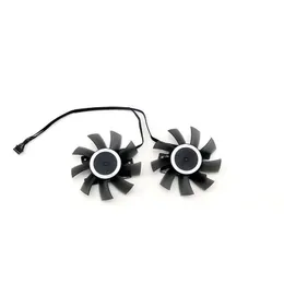 New 2PCS CF-12815S 75MM DC 12V 0.28A 4PIN GTX1660TI RTX2060 GPU Cooler For Inno3D RTX2060 GTX1660TI GPU Cooler Fan