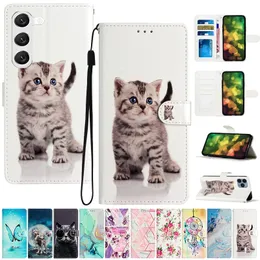 Capa de telefone de gato fofa para o Samsung Galaxy A02S A03 Core A04S A04 A04E A12 A13 A14 A22 A23 A32 A33 A34 A42 A51 A52 A52S A53 A54 A73