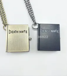 10pc Fashion Movie Charm Death Note Note Pocket Watch Necklace for Men and Womenoriginal Factory Supply4425658