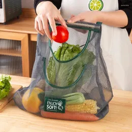 Storage Bags Simple Fruit Vegetable Hanging Bag Multifunctional Mesh Ginger Garlic Onion Potato Kitchen Organizer
