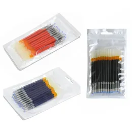 G5AA 20PCS 중립 잉크 젤 펜 리필 블랙 블루 레드 0.5mm 리필 사무실 학교 문구 학생 선물