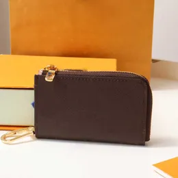 2024 Schlüsselbeuteldesigner Brieftasche Schlüsselbund Männer Frauen Auto Key Hülle Top-Qualität NOA Schlüsselbeutel L-Shape Reißverschluss Mini-Geldbörse M83612