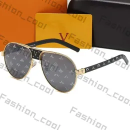 Designer Lousis Vouton Lvse Louisvutton occhiali da sole originale Eyewear di alta qualità Outdoor Shades PC Frame Fashion Mashion Lady Mirrors for Women and Men 130