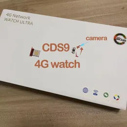 Смотреть 2024 4G SIM -карта CDS9 49 мм SmartWatch 4G NET WiFi Global версия 2+16G/4+64G HD -камера Video Camer Camp