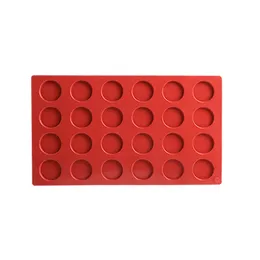 24-Cavity Round Wax Seal Silicone Pad Stamp Molma Mat DIY Auxiliary Tool Scrapbook Material Hantverkstillbehör