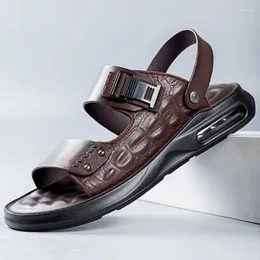 Sandálias Almofadas de ar para homens látex pads sapatos de praia, conduzindo sandálias masculinas Homme Sandalen Herren Sandalha Masculina
