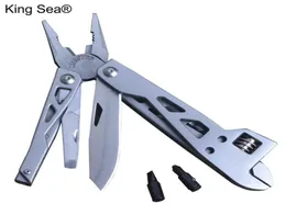 King Sea Adjustable Wrench Multi Pliers Multifunction Knife Multitool Screwdriver Folding Pliers Outdoor Tactical Handl Tools Y2008738450