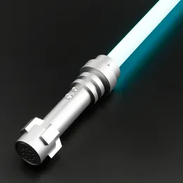 Txqsaber Lichtschwert Pixel RGB Jedi Schweres Duellschwert Laser glatte Schwung -HOC -Metallhilt -Lichtschwerter für Erwachsene Cosplay -Spielzeug