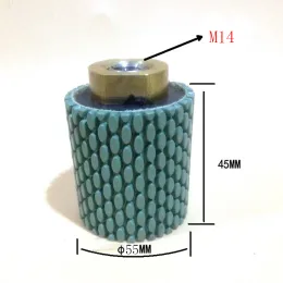 Diâmetro 29/41/55mm de diamante cilíndrico Roda de tambor Uso molhado M10 M14 M16 5/8-11 Polimento