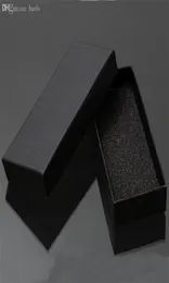 WholePractical Matte Black Gift Box Jewelry Key Buckle Packaging Small Cardboard Jewelry Boxes With Foam Sponge Pad Boxes For3852468