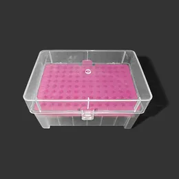 200ul -Plastikspender Tipps Box mit 96 Steckplatten Pipette Tipp Boxs Chemische biologische Laborpipette Tipppatrone