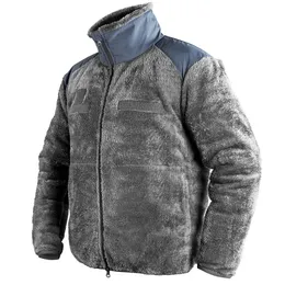 CAMDOM Giacca Tattica In Pile Militare Con Cappuccio - Caldo Morbido Per Uomo, Ideale Per Escursionismo E Pesca