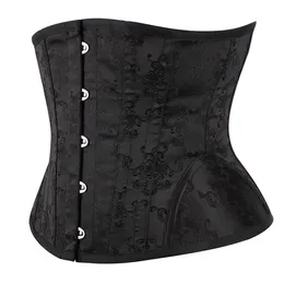 Cortes de cincher de cintura wome Sexy Underbust Gothic Corset Bustier Plus Tamanho Corpete Corselet Lingerie Slimming Belt Belt