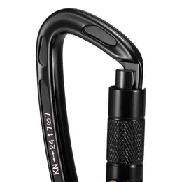 24KN Twist Bocking Gate Carabiner Heavy Duty Auto Lock Carabiner Outdoor D-кольцо