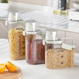 Speicherflaschen feuchtigkeitsdichtes Versiegelungskasten Hochwertiges Maßstab mit großer Kapazitäts-Getreidebehälter mit Messbecherglas