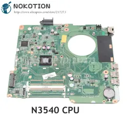 Moderkort Nokotion 828166601 828166501 828166001 för HP Pavilion 15F Laptop Motherboard DA0U8AMB6A0 SR1YW N3540 CPU DDR3