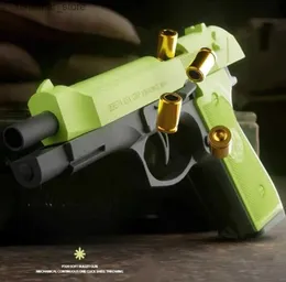 Песчаная игра с водой Fun Beretta Toy Gun непрерывный стрельба из броска пистолет пустого висящего пускового пистолета для мальчиков рождественский подарок L47