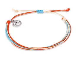 Einstellbare benutzerdefinierte 100 wasserdichte gewebte Böhmen -Böhmen -Pura Vida -Armband3099488