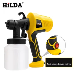 500W hushållsfärgsprutning 800 ml högtryck spraypistol avtagbar för hem DIY Hantverk för målning av takväggar Staket Dörr