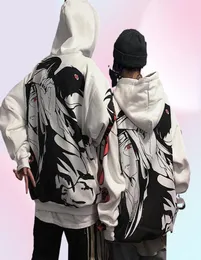 Anime Hoodies Streetwear Couple Winter Coat Fashion Loose Cartoon Sasuke Japan Hoodie Sweatshirt Unisex Hoodie Men Womens5370628