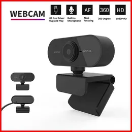 Webcams 1080p mini webcam HD con interfaccia USB microfono supporta il computer desktop laptop adatto per la conferenza di videochiamata in diretta
