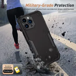 Rugged Case na iPhone 15 Pro Max iPhone 15 Plus 14 Pro Max 13 12 11 Mini X XS Max XR 8 7 Plus Drop Cover Ultra-cienki obudowa mobilna