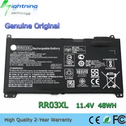 بطاريات جديدة أصلية أصلية جديدة RR03XL 11.4V 48WH بطارية الكمبيوتر المحمول لـ HP Probook 430 440 450 455 470 G4 851610850