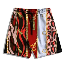 Amazon Handel zagraniczny Summer Nowy styl etniczny Druk duży rozmiar Flower Shorts Męskie luźne spodnie plażowe