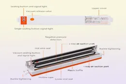 Other Kitchen Tools Household Eletric Vacuum Food Sealer Automatic Packaging Machine 220V Vaccum Packer With 10Pcs Bags Kichen Too9345823