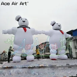 10mH (33ft) Huge cartoon model Inflatable Ghostbuster Stay Puft Inflatable Marshmallow Man For Halloween All Saints' Day Yard Decoration