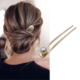 Bastoncini per capelli in metallo per donne guscio per pin per pin minimalista a forma di ragazza peli per capelli per fari per capelli.