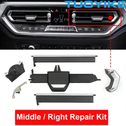 Car Front Middle Central AC Grille Clider Clider Kit لـ BMW 2/3/4-Series x3 x4 F40 F44 G20 G28 G26 G29 G01 G08 G02