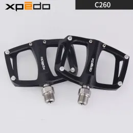 Wellgo Xpedo C260 SPD Bearing Pocket Bike Sealed Aluminum Extruded Flat MTB Bike Road Bicycle Cycling Pedals 9/16" Bicycle Parts