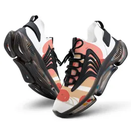 Maßgeschneiderte Sportschuhe Custom Shoes Support Muster Anpassung Laufschuhe Herren Womens Sports Sneakers Trainer im Freien atmungsaktive Gai DarkslateGray Outdoor